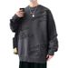 Men's Clothing Round Neck Sweater For Men In Autumn And Winter, Trendy Brand, Handsome Loose Knit Sweater For Men Retro Lazy Sweater Jacket_viptrois.com