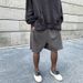 Men's Clothing Sports Gray Shorts Men's High Street Non Fog_viptrois.com