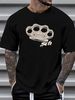SRH Brass Knuckles T Shirt Black Dual Sided Chrome Mens Large Homme Casual Top For Everyday Wear Stylish Streetwear Breathable Slightly_viptrois.com