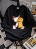 NEW LIMITED Cute Kawaii Leopard Gecko Hugging Axolotl T-Shirt Designer Clothes Breathable Summer Homme Casual Fashion Soft Versatile Comfortable_viptrois.com