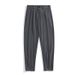 Men's Clothing Ice Silk Drape Trousers Zipper Cuffs Harem Pants Loose Large Size Thin Suit Trousers_viptrois.com