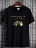 Limoncello T Shirt Italy Lemons Italian Souvenir Trip Sicily Lemon Summer Lover Mom Fashion Slightly Stylish Comfortable Breathable Homme Casual_viptrois.com