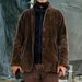 Men's Stylish Knit Jacket - Lightweight Polyester Coat With Chest Pockets (Trendy Casual Blazer Alternative)_viptrois.com