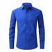 EU Size Four Sided Elastic Shirt Men's Business Casual Long Sleeve Shirt Professional Dress Shirt Men_viptrois.com