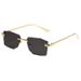 Women's Polygonal Frameless Sunglasses - Cut Edge Design, UV400 Protection, Fashion Statement Fashion Trends Hot-selling_viptrois.com
