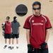 American Style Jersey T-Shirt Men Summer Quick-Dry Mesh Racing Short Sleeve Patchwork Ice Hockey Suit_viptrois.com