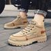 European Warm Series 2025 Autumn New High-top Martin Boots Sports Wear-resistant Hiking Men's Trendy Versatile Shoes Men 8610_viptrois.com