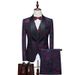 Men's Clothing E Commerce New Men's Evening Dress Groom Suit Men's Dress Three Piece Suit_viptrois.com