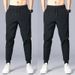 Men's Clothing Pants Men's Spring And Autumn Elastic Work Pants Loose Wear Resistant And Dirt Resistant Workers' Work Clothes_viptrois.com