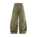 Men's Cargo Pants – Streetwear Vintage, 100% Cotton, Multi-Pocket & Wide-Leg Design (Black/Army Green/Khaki/Charcoal, S-XL)_viptrois.com