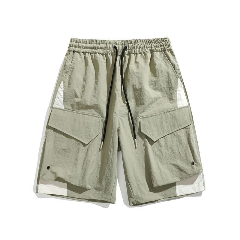 Men's Clothing Summer Functional Work Shorts Multi Pocket Wide Leg Mountain Loose Casual Five Point Pants_viptrois.com