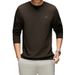 2025d 2025 Fleece Lined Thickened Sweatshirt Men's Long Sleeve T-Shirt Winter New Round Neck Top For Young And Middle-aged_viptrois.com