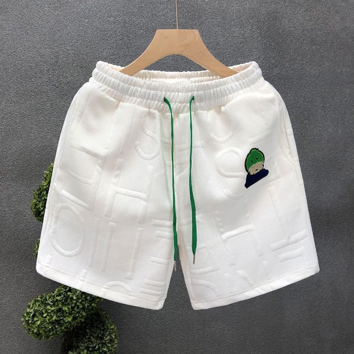 Men's Clothing jacquard shorts men's summer big brand style white brand shorts men's half pants_viptrois.com