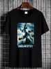 Insurgent The Divergent Series Movie Promotional Black Men's Medium T Shirt Versatile Stretched Homme Casual Top For Everyday Wear Soft Stylish_viptrois.com