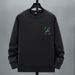 Men's Clothing Sweatshirt Spring And Autumn New Round Neck Enlarged Plus Fat Loose Large Size Casual Pants Sports Suit Trend_viptrois.com