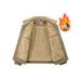 Men's Fleece Thickened Cotton-padded Casual Tooling Cotton-padded Vintage Corduroy Jacket_viptrois.com