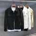 Men's Clothing Spring And Autumn Casual Short Denim Jacket Tops Trend Workwear Denim Jacket_viptrois.com