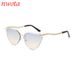 You, Me And Him New Snake Leg Frameless Cut Edge Cat Eye Sunglasses Personality Hot Girl Sunscreen Female Sunglasses Trend T1281_viptrois.com