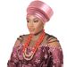 Women's Scarves African Traditional West African Nigerian Muslim Black Head Cover Hat Casual Hijab Hat_viptrois.com