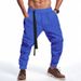Men's Casual Jogger Pants – Straight-Leg Polyester Trousers With Drawstring Waist (7 Colors, S-XXXL)_viptrois.com