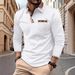Men's Clothing Men's Daily Casual Solid Color Patchwork Interface Pocket Lapel Long Sleeved Polo Shirt_viptrois.com