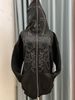 Zipper 2023 Autumn Winter New Rhinestone Sweatshirt Long Sleeve Loose Casual Gothic Hoodie_viptrois.com