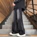American Retro High Street Pants Autumn And Winter Trendy Brand Design Sense Tie-dye Gradual Change Wide-leg Pants Men's Loose Straight Jeans_viptrois.com