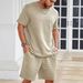 Men's Clothing Men's Casual Suits Trendy Round Neck Loose Breathable Clothing Summer For Formal & Casual For Men_viptrois.com