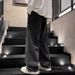 Men's Jeans Spring Autumn New Style Youth Trendy Straight Loose Long Pants Japanese Retro Wide Leg Casual Trousers_viptrois.com