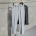 Men's Slim-Fit Stretch Chino Pants - Breathable 9/4 Length Tapered Office Trousers (27-42, Black/Charcoal/Khaki)_viptrois.com