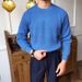 Men's Clothing Long Sleeved Casual Sweater British Round Neck Pullover Knitted Bottoming Sweater Trend_viptrois.com