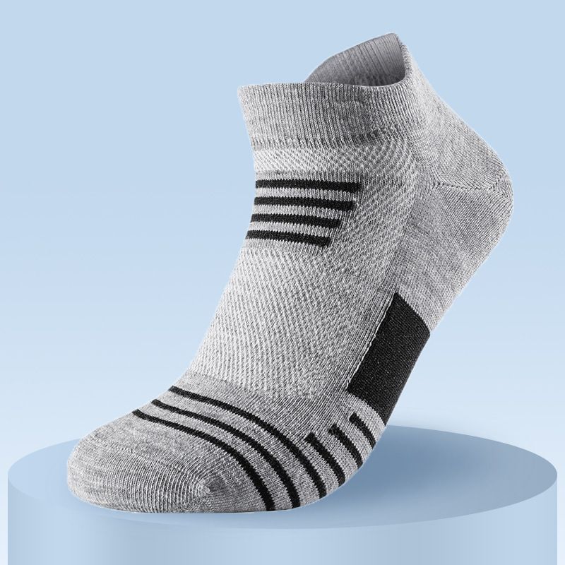 Sports basketball socks men's short mid-tube autumn and winter thin towel bottom thickened breathable non-slip running socks_viptrois.com