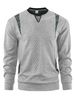 Men's Sweatshirt Contrast Color Pullover Sweater Independent Station Hot Selling V Neck Top Trend_viptrois.com
