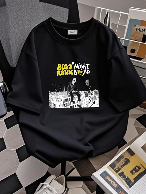 Biga Ranx - NIGHTBIRD Album Unisex T-shirt All Size S To 3XL LL2021 Streetwear Stretched Versatile Homme Casual Soft Comfortable Stylish Summer_viptrois.com
