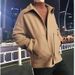 Loom Loom Woolen Trendy Handsome Jacket Men's Student Short Style Autumn Winter Large Size Social Padded Trench Coat Men_viptrois.com