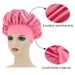 Satin Nightcap Hair Care Bath Hat Wide-brimmed Thin High-elastic Chemotherapy Ladies Hair Care Hat Satin Beauty_viptrois.com