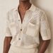 Men's Clothing Spring And Summer New Style Lapel Knitted Tops Color Matching Design_viptrois.com