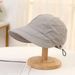 Summer New Protection Hat, Artistic Casual With Mask Holder, Sun That Makes Face Look Smaller, Drawstring Fisherman Hat_viptrois.com