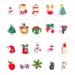 8pcs Christmas Snowflake Snowman Tree Hat Gift Nail Decoration DIY Nail Art Ornaments Alloy Resin Nail Art Accessories_viptrois.com