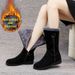 2025 Fluffy Shoes For Autumn And Winter, Casual And Comfortable, Thickened And Fleece Snow Boots, European And American Anti-slip, Wear-resistan_viptrois.com