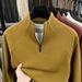 Men's Clothing Long Sleeved Base Layer Shirt Thermal Lining Long Sleeve Base Layer – Self-Heating Polyester Zip-Up With Business Casual Versatility_viptrois.com