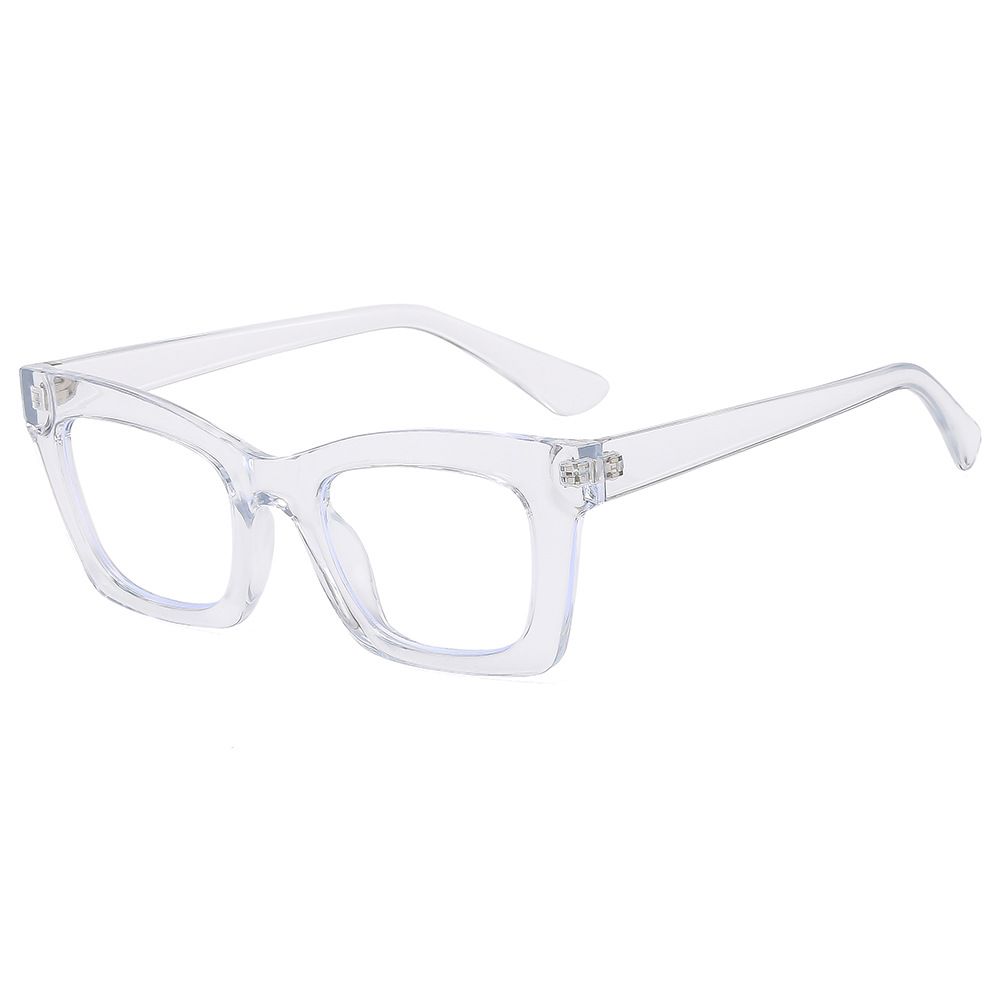 Women's Eyewear Frames Fashion Retro Multi Color Anti Blue Light Leopard Print Flat Glasses Frame Ins Net Celebrity All Match Glasses Frame_viptrois.com