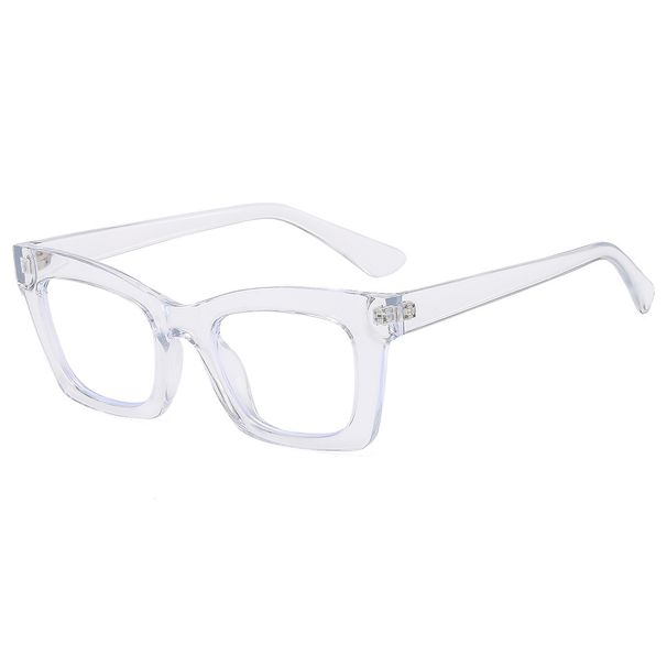 Women's Eyewear Frames Fashion Retro Multi Color Anti Blue Light Leopard Print Flat Glasses Frame Ins Net Celebrity All Match Glasses Frame_viptrois.com