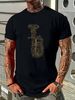 A Tuba Musical Instruments Brass Band Mens Cotton T-Shirt Tee Top Streetwear Comfortable Slightly Summer Soft Graphic Breathable_viptrois.com