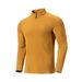 Men's Performance Half-Zip Shirt – Stylish Layering For Business & Outdoor (Black, Navy, Yellow, Mint, EU Sizing M-5XL)_viptrois.com
