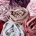 Breathable Wrinkled Satin Scarf - Simulated Silk Elastic Long Head Scarf (Cool & Lightweight, Malaysian Style, Bright Colors For Women)_viptrois.com