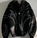 New Embroidered Loose Sweater Men's And Women's Same Street Hip-hop Personalized Double-ended Zipper Design_viptrois.com