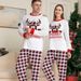 Christmas family clothing Long sleeve suit Christmas homestay pajamas Christmas baby boys girls women's men_viptrois.com