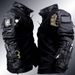 New Frog Suit, Tactical Top, T-shirt, Long-sleeved Camouflage Suit, CS Motorcycle Man, Dark Night Army Fan Set, Instructor Assault_viptrois.com