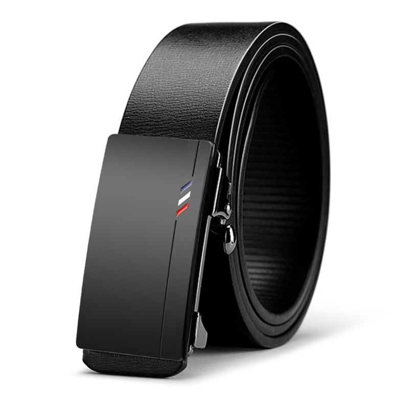Unisex Men's belt automatic buckle PU men's belt leisure business all match youth belt_viptrois.com